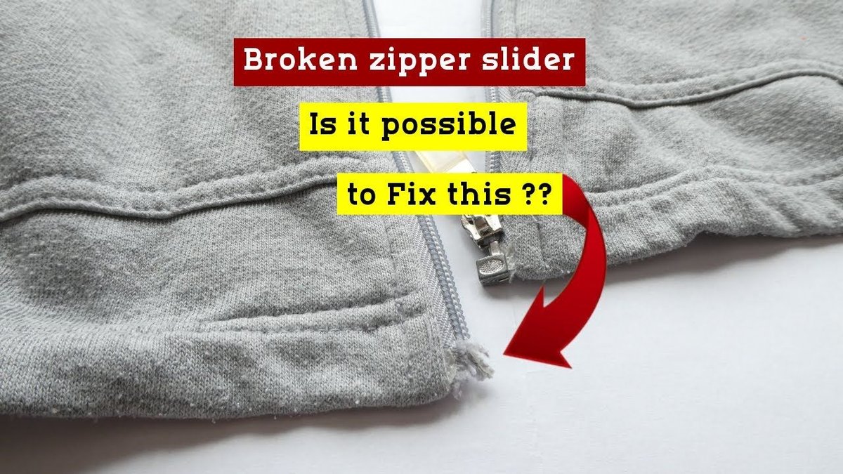 Replacing a Zipper Slider Can Give Your Old Items New Life